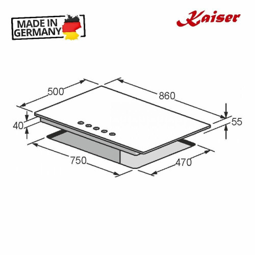 Варочная поверхность Kaiser KG 9325 ElfEm Turbo