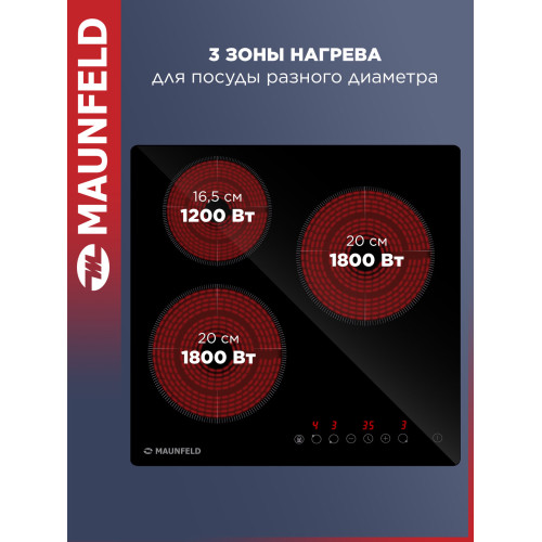 Варочная поверхность MAUNFELD AVCE4534SBK