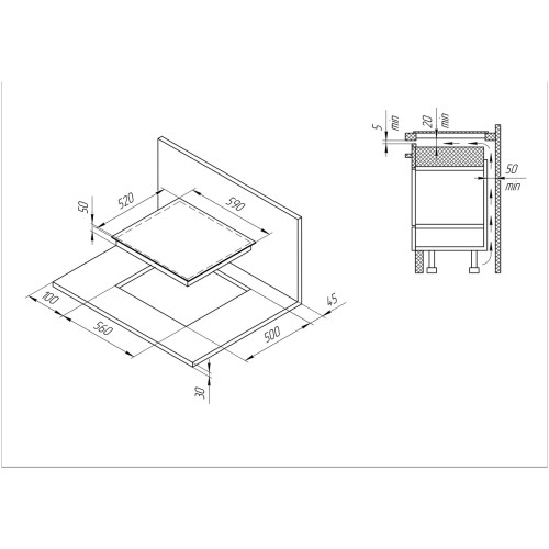 Варочная поверхность KUPPERSBERG ICS 606 C 