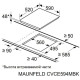 Варочная поверхность MAUNFELD CVCE594MBK