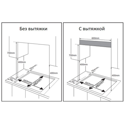 Варочная поверхность Weissgauff HGG 6441 BG Brass