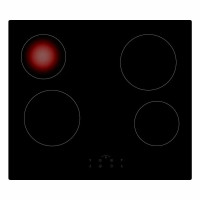 Варочная поверхность NORDEN VTRC 1 4G BLG черный