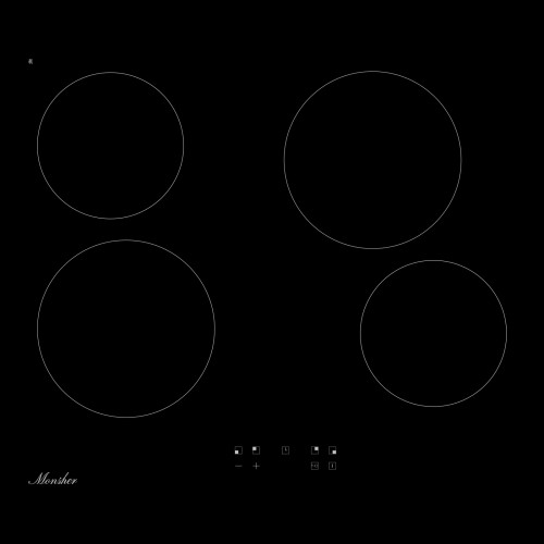 Варочная поверхность MONSHER MHE 6003 черный