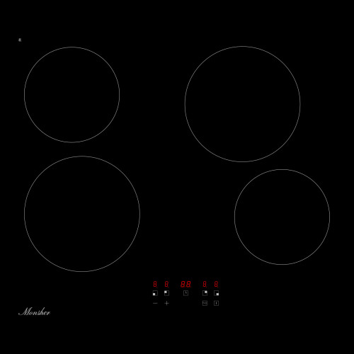 Варочная поверхность MONSHER MHE 6003 черный