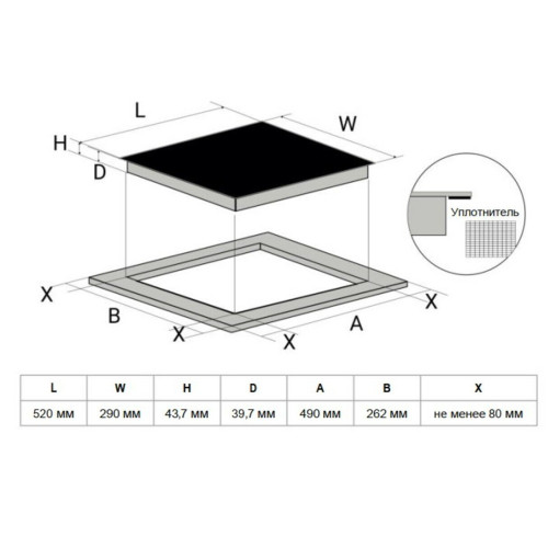 Варочная поверхность Weissgauff HV 32 BAT