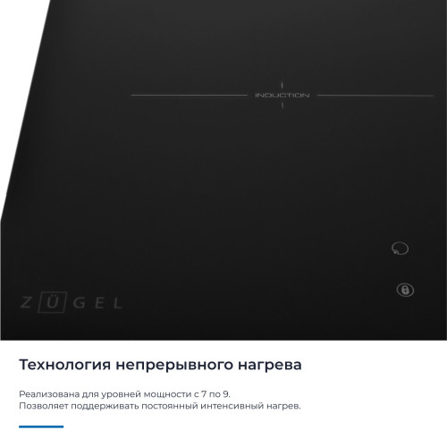 Варочная поверхность ZUGEL ZIH604B черная