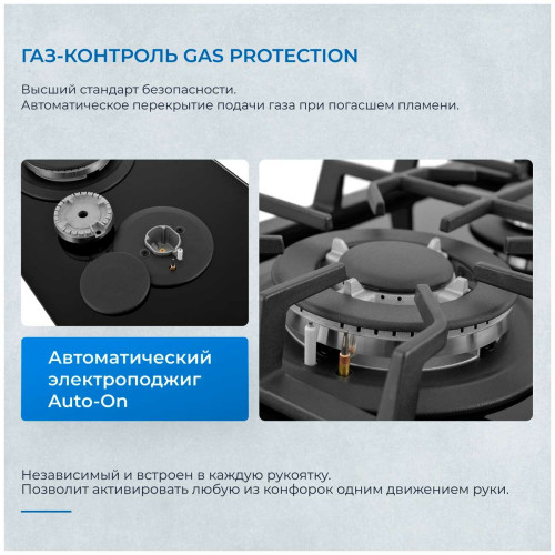 Варочная поверхность ZUGEL ZGH292B черная