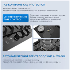 Варочная поверхность Zugel ZGH450X черная