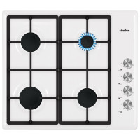 Варочная поверхность SIMFER H60Q40W416 белый (чугун.реш)