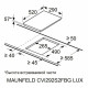 Варочная поверхность MAUNFELD CVI292S2FBG Lux Inverter
