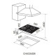 Варочная поверхность Candy CHXC64DB