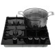 Встраиваемая газовая варочная панель Haier HHX-G53CNMB