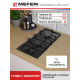 Варочная поверхность MEFERI MGH302BK Glass Light