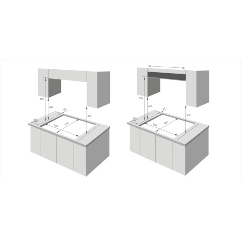 Варочная поверхность MEFERI MGH604WH Glass Comfort