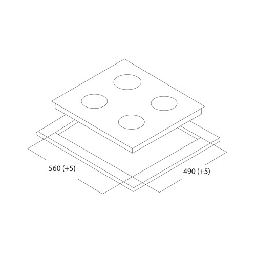 Варочная поверхность Oasis P-GEB