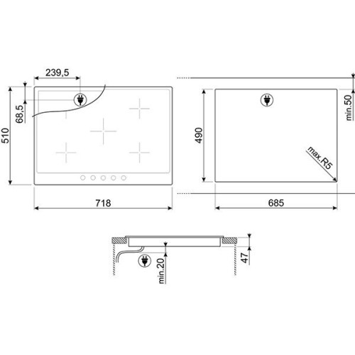 Варочная поверхность SMEG P875AO Coloniale 