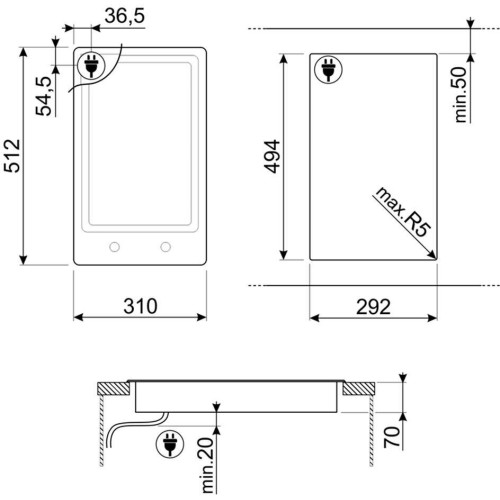 Варочная поверхность SMEG PGF30T-1 