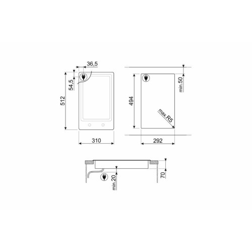 Варочная поверхность SMEG PGF30T-1 