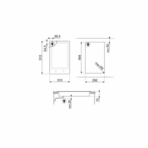 Варочная поверхность SMEG PGF30T-1 