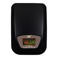 Стабилизатор напряжения EST 12000 WR L релейный настенный, Однофазный релейный автоматический Стабилизатор переменного напряжения (5 реле). максимальная мощность 12000 Вт, входное напряжение от 140В до 270В, выходное напряжение 220В (+/-8%), Вес 26,0 кг.