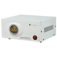 Стабилизатор напряжения CENTURION SR 1000 Line-A релейный настольный, Однофазный релейный автоматический Стабилизатор переменного напряжения. максимальная мощность 1000 Вт. входное напряжение от 140В до 270В. выходное напряжение 220В +/-8%