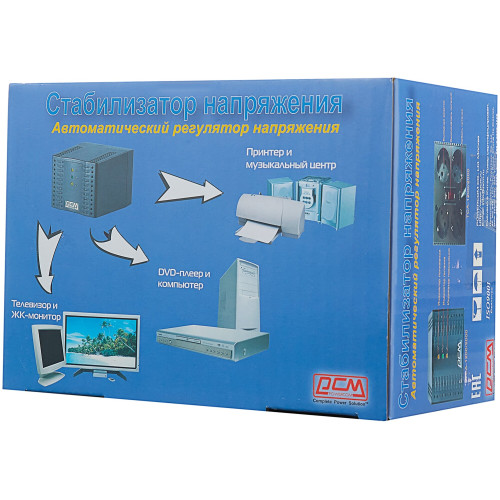 Стабилизатор Powercom TCA-1200 черный