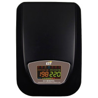 Стабилизатор напряжения EST 8000 WR релейный настенный, Однофазный релейный автоматический Стабилизатор переменного напряжения. максимальная мощность 8000 Вт, входное напряжение от 140В до 270В, выходное напряжение 220В (+/-8%), Вес 16,6 кг.