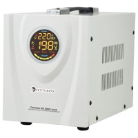 Стабилизатор напряжения CENTURION SR 2000 Line-B релейный переносной, Однофазный релейный автоматический Стабилизатор переменного напряжения. максимальная мощность 2000 Вт, входное напряжение от 140В до 270В, выходное напряжение 220В +/-8%, Вес 6,1 кг.