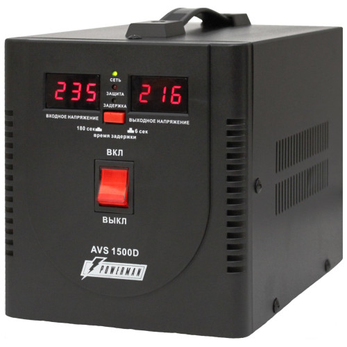 Стабилизатор Powerman AVS 1500D черный