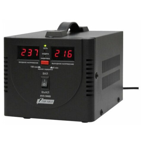 Стабилизатор Powerman AVS 500D черный 