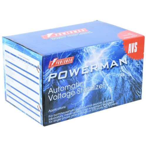 Стабилизатор Powerman AVS 500D черный 