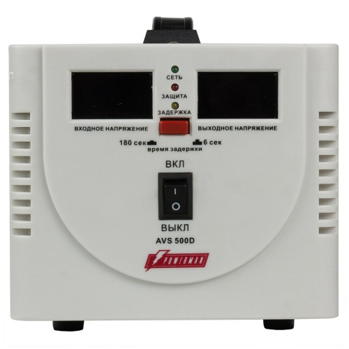 Стабилизатор Powerman AVS 500D черный 