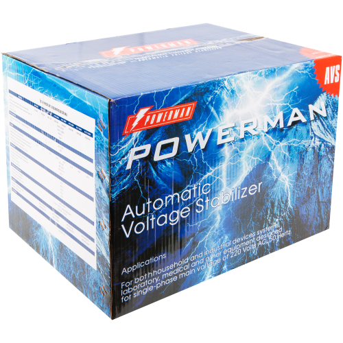 Стабилизатор Powerman AVS 8000D белый