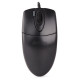 Мышь A4 OP-620D черный (800dpi) USB (3кнопки)