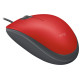 Мышь Logitech Mouse M110 Silent USB Red Ret