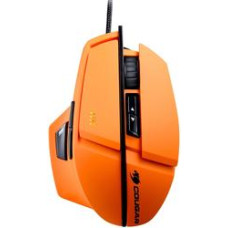 Мышь Cougar 600M Orange игровая, Лазерный сенсор Avago9800 8200dpi, регулировка DPI, механизм Omron, 8 прогр.клавиш + прогр.клавиша Trigger, встроен.память, 32-битный ARM процессор, RGB подсветка (16млн цветов) Мышь Cougar 600M Orange игровая, Лазерный се