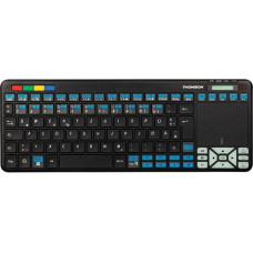 Клавиатура Hama ROC3506 Samsung механическая черный USB slim Multimedia Touch LED