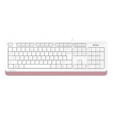 Клавиатура A4 Fstyler FK10 белый/розовый USB Multimedia