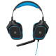 Наушники с микрофоном Logitech G430 черный/голубой