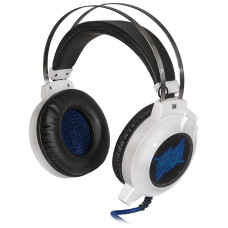 Гарнитура GAMING ICEFALL G-510D WHITE/BLUE 64510 DEFENDER