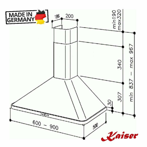 Вытяжка Kaiser A 9315 RotEm Eco