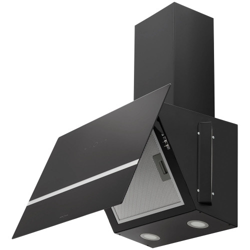 Вытяжка KRONA Bruna 600 S черный/серебристый 