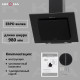 Вытяжка KRONA Vierkant 600 Black PB 