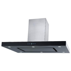 Вытяжка MAUNFELD HARBOUR (ISLA) 90 НЕРЖАВЕЙКА/ЧЕРНОЕ стекло