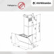 Вытяжка каминная наклонная ESPERANZA RHA50G06 B черный