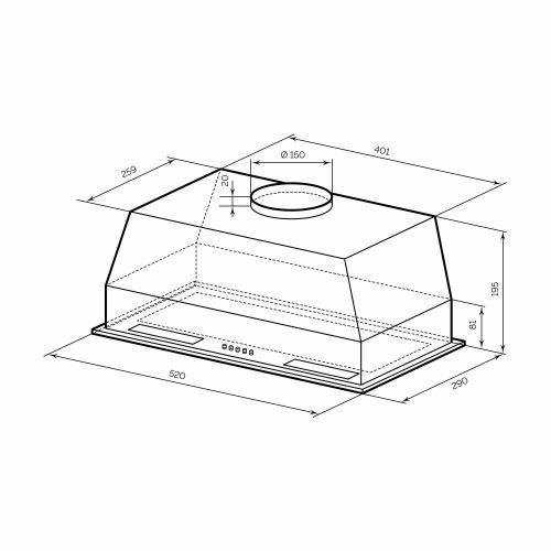 Вытяжка LEX Hyper 600 IX 