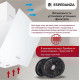 Вытяжка каминная наклонная ESPERANZA RHA60G05 W белый