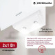 Вытяжка каминная наклонная ESPERANZA RHA60G05 W белый