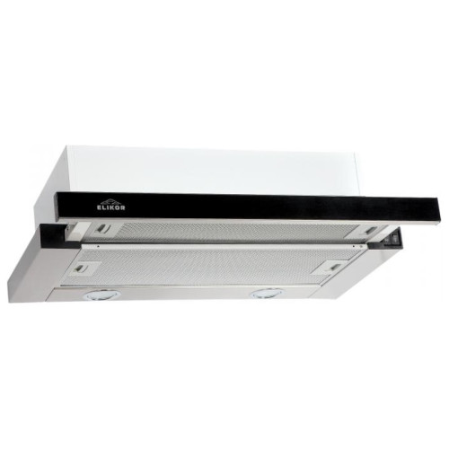 Вытяжка Elikor Интегра Glass 50 нерж/черное стекло