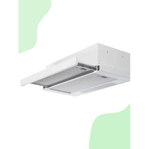 Вытяжка Amari Slide 60 white/glass